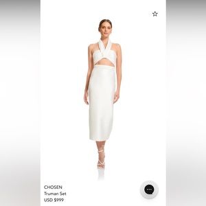 KYHA BRIDAL Truman set (top and skirt included). Never worn.